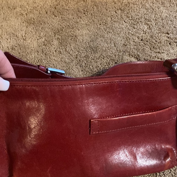 Hobo red leather handbag - Picture 2 of 3